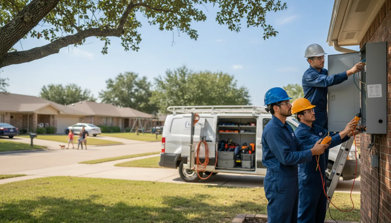 Certified electrician providing emergency electrical services in Highland Home, AL